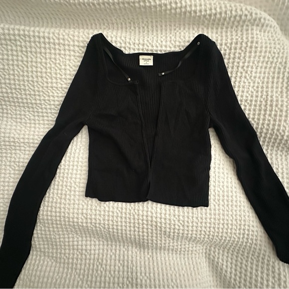 Abercrombie and Fitch Mini Sweater Dress and Scuba Cardigan Set - Picture 3 of 5